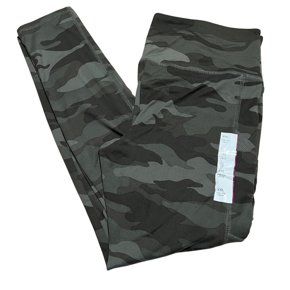 Wild Fable Women's Camo Green high-Waisted Ultra Soft Leggings - Size XXL - NWT